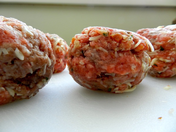 Cheesy Stuffed Meatball Sliders from Rachel Schultz