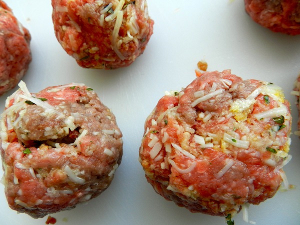 Cheesy Stuffed Meatball Sliders from Rachel Schultz
