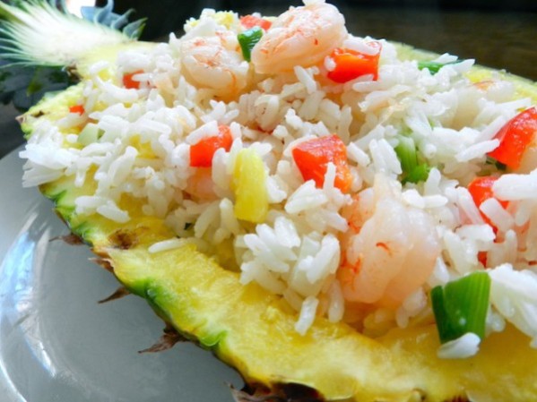 Pineapple Bowl Shrimp by Rachel Schultz