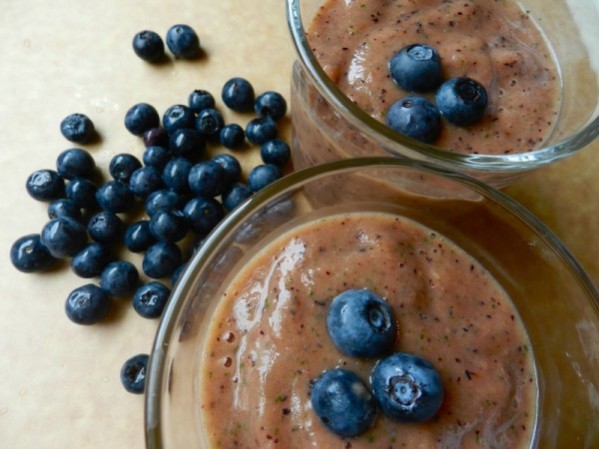 Peach Blueberry Mango Smoothie by Rachel Schultz