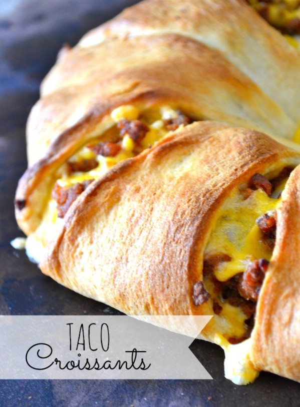 Carmon's Taco Croissants from Rachel Schultz