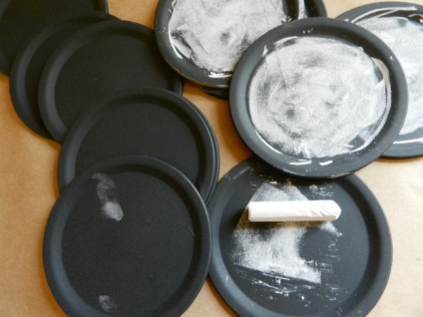 Chalkboard Kitchen Canisters by Rachel Schultz
