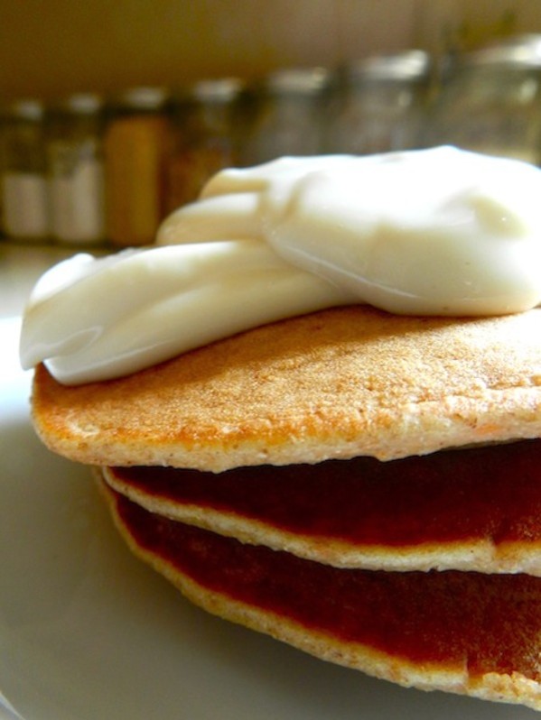 Carrot Cake Pancake & Cream Cheese Syrup by Rachel Schultz