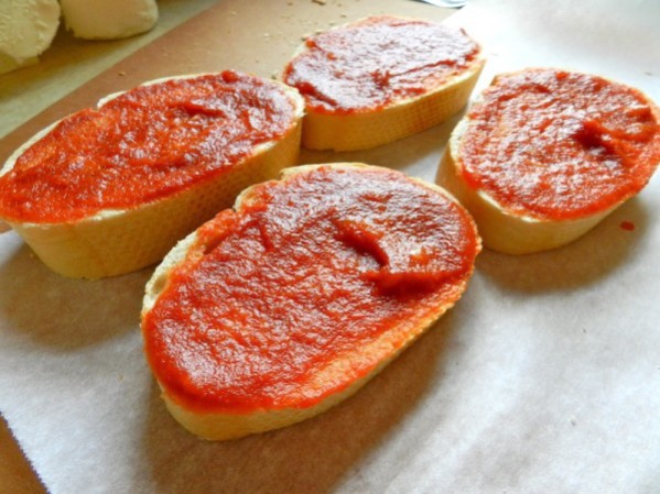 French Bread Pizzettes by Rachel Schultz
