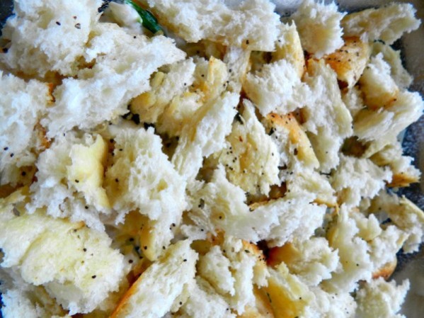 Torn Bread Chicken Casserole by Rachel Schultz