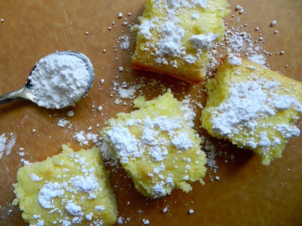 Two Ingredient Lemon Bars by Rachel Schultz