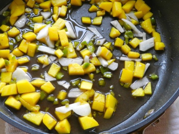 Hot & Crunchy Chicken Wraps with Mango Salsa by Rachel Schultz