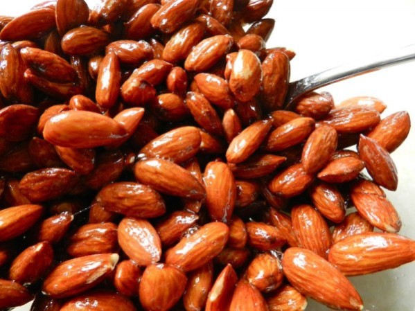 Sweet Slow Cooker Roasted Almonds by Rachel Schultz