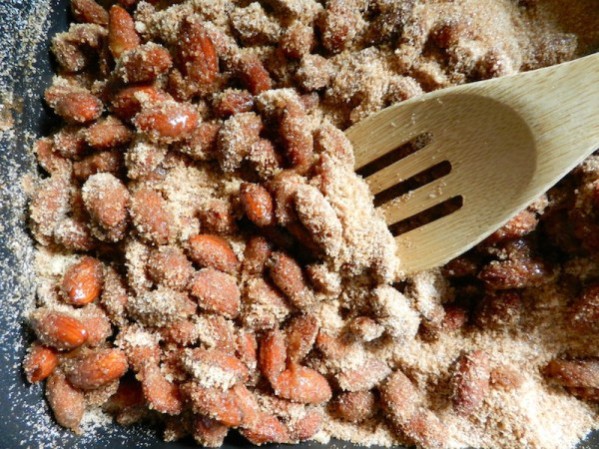 Sweet Slow Cooker Roasted Almonds by Rachel Schultz