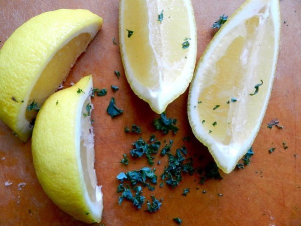 Massaged Kale & Mango Salad by Rachel Schultz