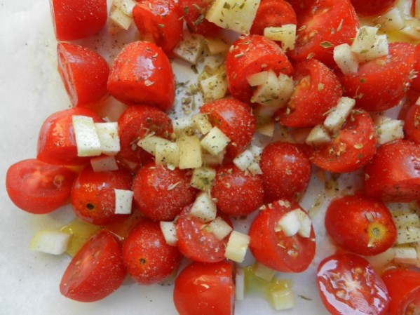 Roasted Tomato & Zucchini Frittata by Rachel Schultz
