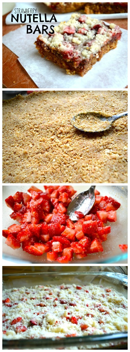 Strawberry Nutella Bars by Rachel Schultz