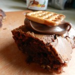 nutella pretzel brownies