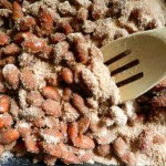 sweet slow cooker roasted almonds