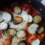 skillet chicken & zucchini parmesan