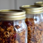 coconut & cranberry pecan granola