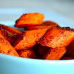 red roasted carrots
