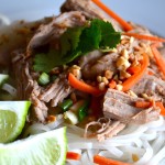 slow cooker garlic pork stir fry