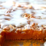 pumpkin cinnamon roll sheet cake
