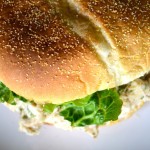 slow cooker chicken caesar sandwiches