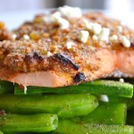 grapefruit & pistachio crusted salmon