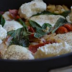 pepperoni egg skillet