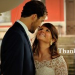 wedding thank you postcards
