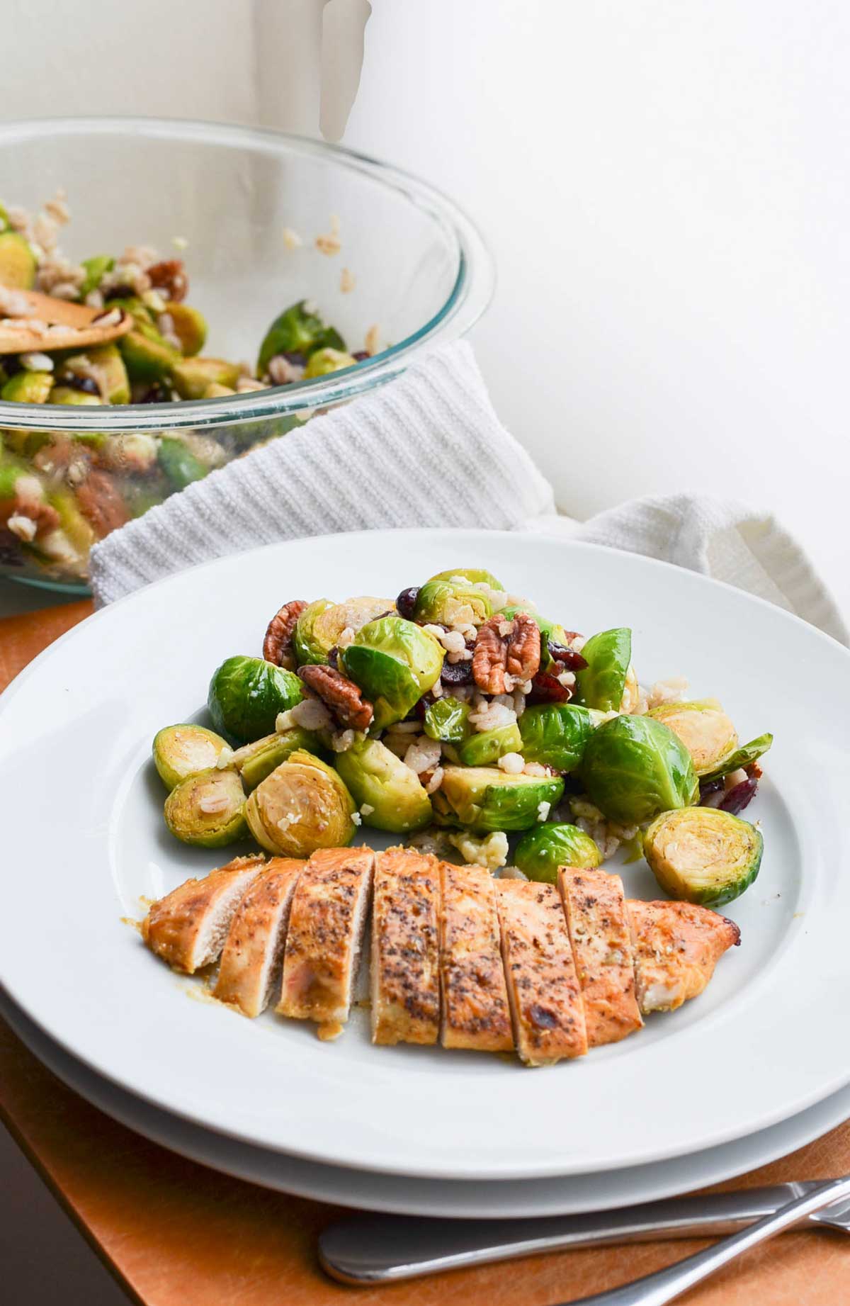 World's Best Chicken with Brussels Sprouts