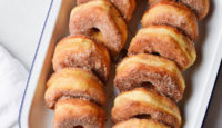 Doughnuts from Refrigerated Biscuits (Four Ingredients!)