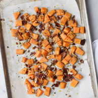 ROASTED BUTTERNUT SQUASH WITH PECANS