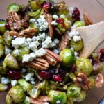 BRUSSELS SPROUTS WITH CRANBERRIES & PECANS