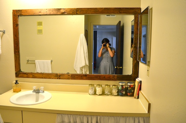 pallet mirror frame