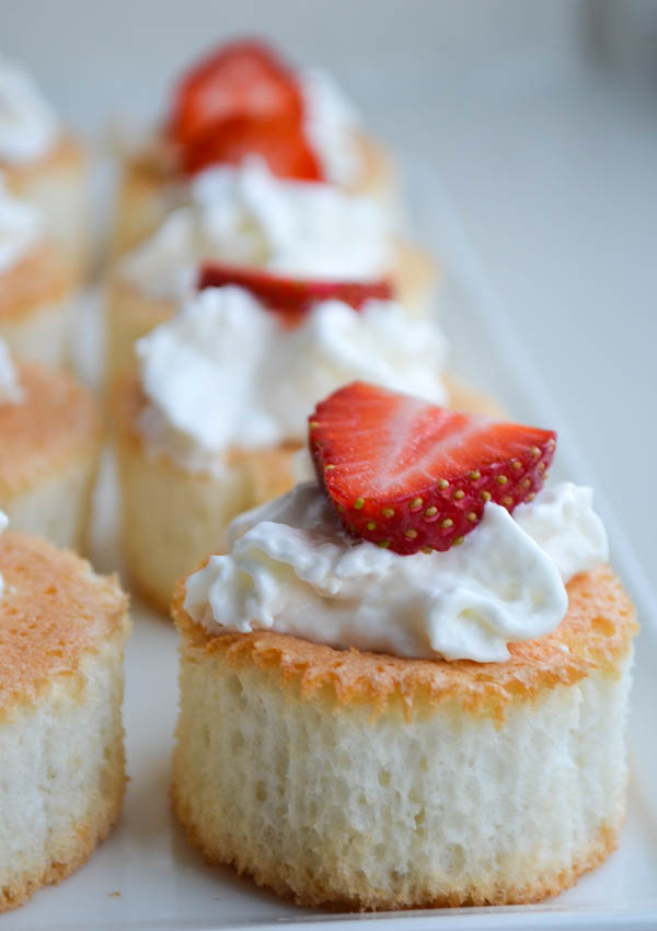 Strawberry Angel Food Cake | Table for Two® by Julie Chiou