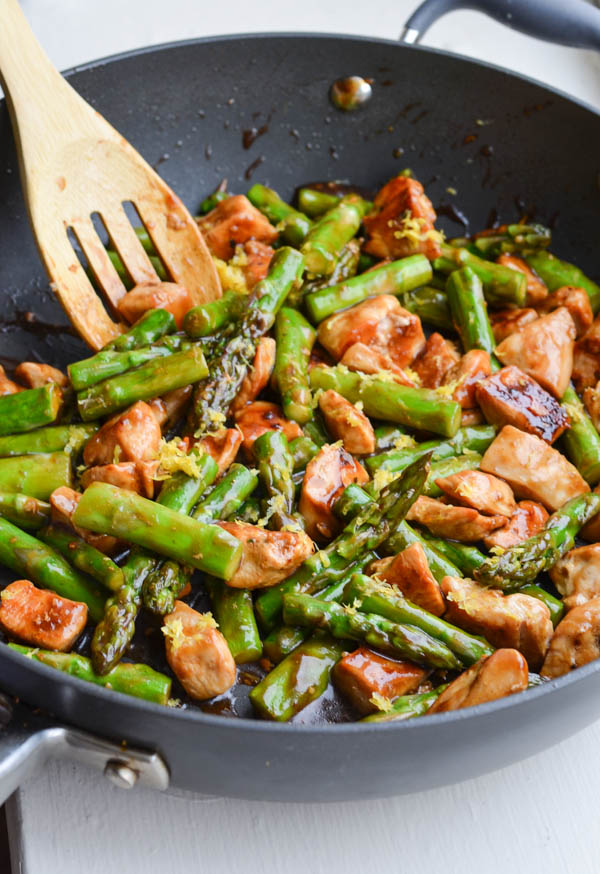 Rachel Schultz Lemony Chicken Stir Fry With Asparagus