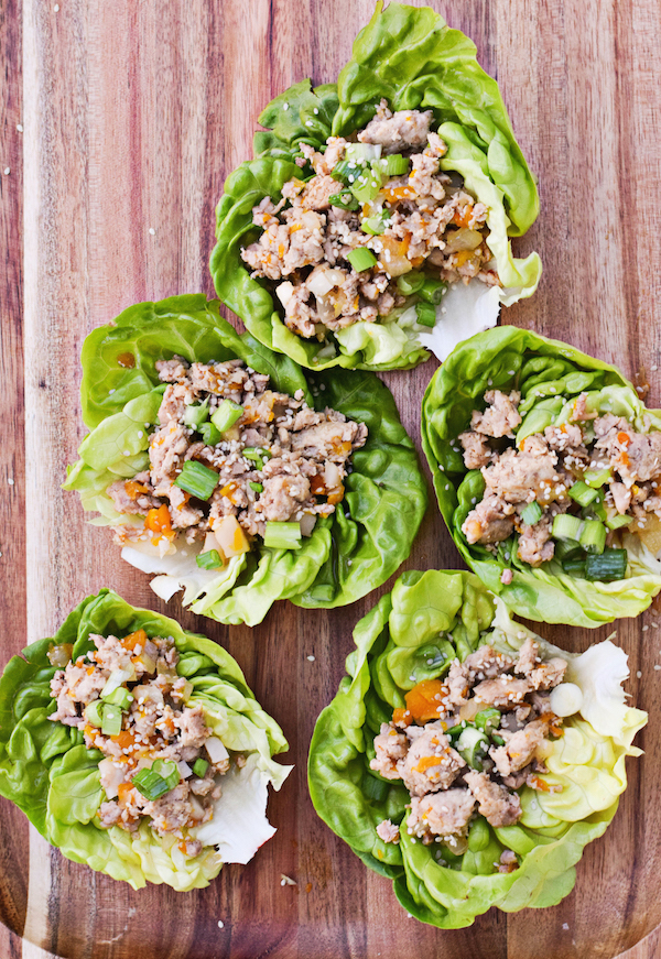 BETTER-THAN-TAKEOUT CHICKEN LETTUCE WRAPS