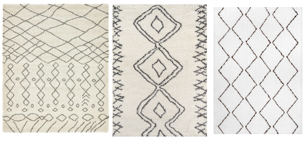 Black & White Tribal Rugs 4