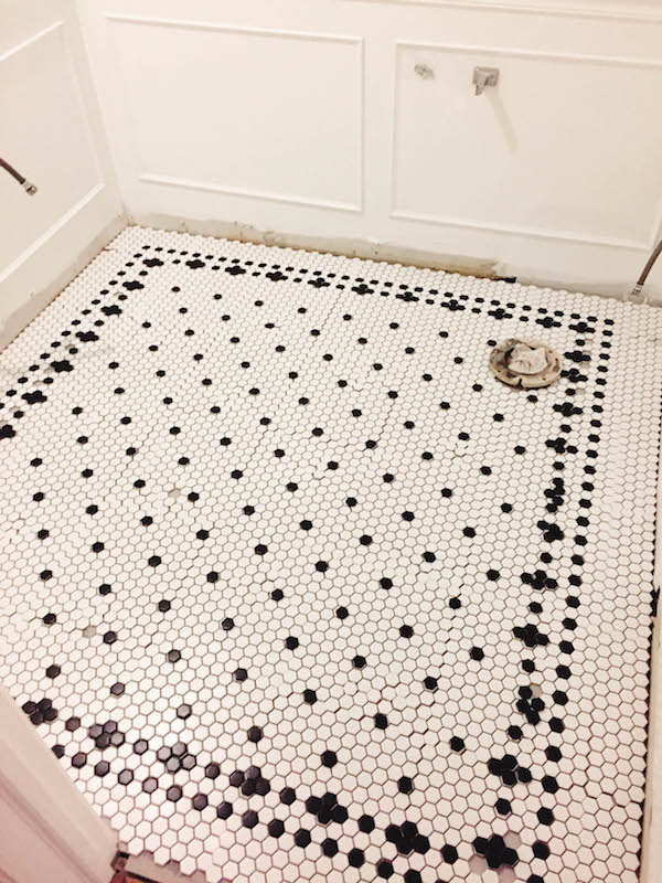 Rachel Schultz Installing Hex Tile, Best Way To Lay Hexagon Floor Tile