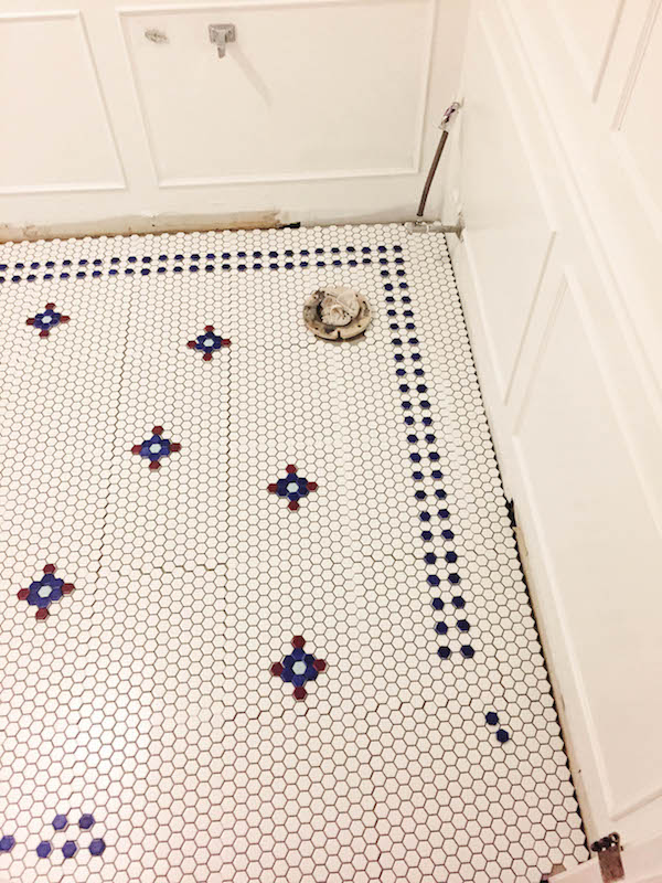 Rachel Schultz Installing Hex Tile, Small Octagon Tile Bathroom