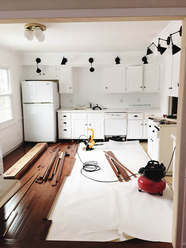 Order Of Rooms For Laying Wood Floors, Laying Hardwood Floors In Kitchen
