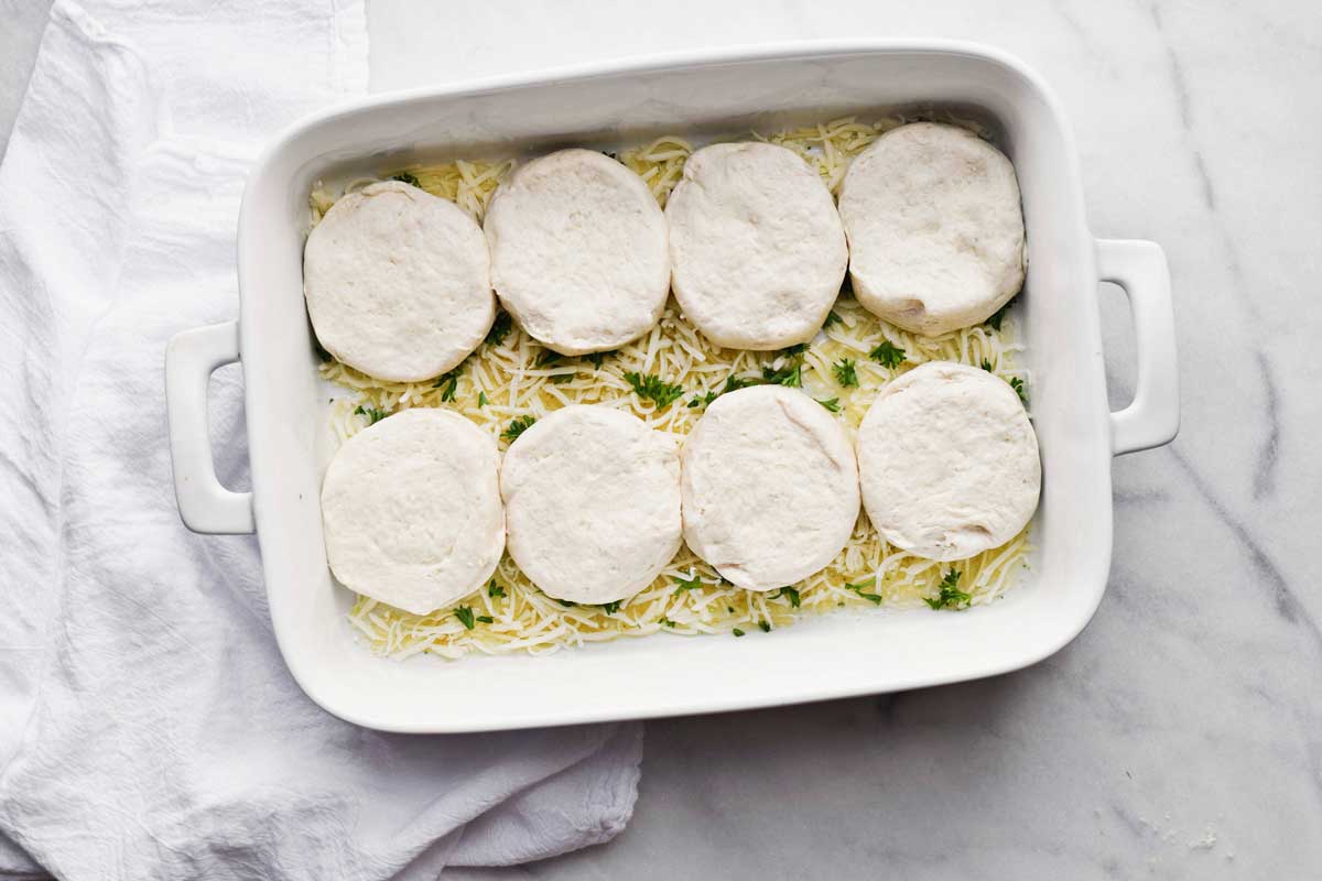 PARMESAN & PARSLEY BISCUITS (WITH REFRIGERATED BISCUIT DOUGH!)