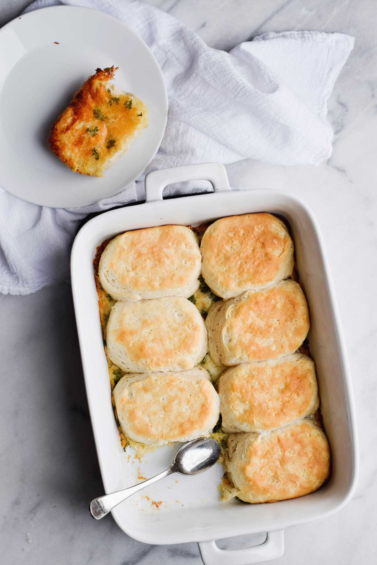 Parmesan Parsley Biscuits With Refrigerated Biscuit Dough