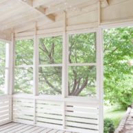 Adding Paneling to a Screened in Porch