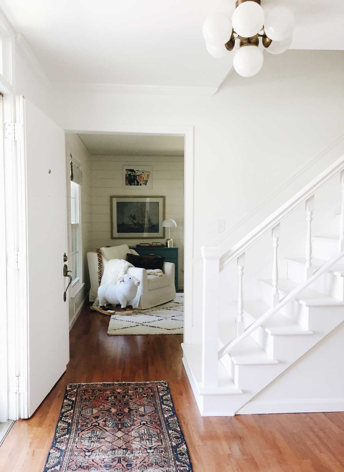 PAINTING A STAIRCASE WHITE