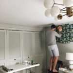 DIY Hanging Wallpaper (The Permanent Kind!)